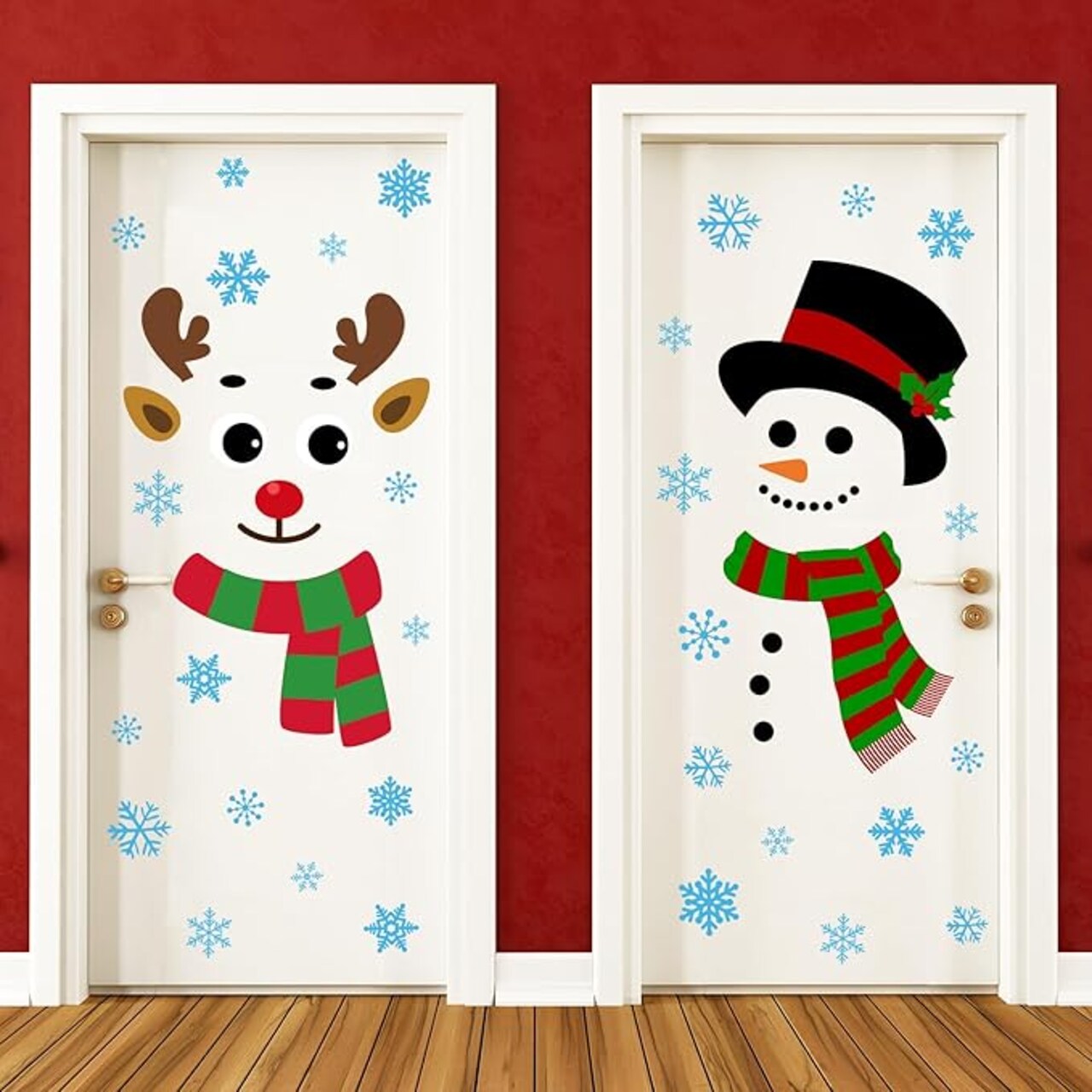 Christmas Wall Decorations Christmas Door Decorations Christmas Window Decorations Christmas Door Stickers Christmas Wall Stickers for Christmas Holiday Decor